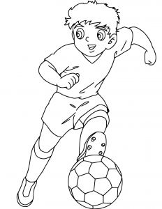 Coloriage Olive Et tom Simple soccer Player Drawings More Information