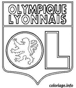 Coloriage Olympique Lyonnais Coloriage Foot Logo Olympique Lyonnais Dessin