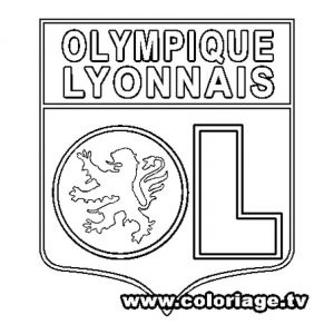 Coloriage Olympique Lyonnais Coloriage Ol En Ligne Gratuit Imprimer