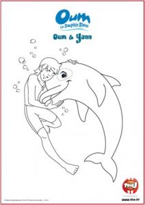 Coloriage Oum Le Dauphin Coloriage A Imprimer Oum Le Dauphin Blanc Meilleures Idées
