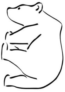 Coloriage Ours Blanc Coloriage Nounours Colorier Dessin Imprimer