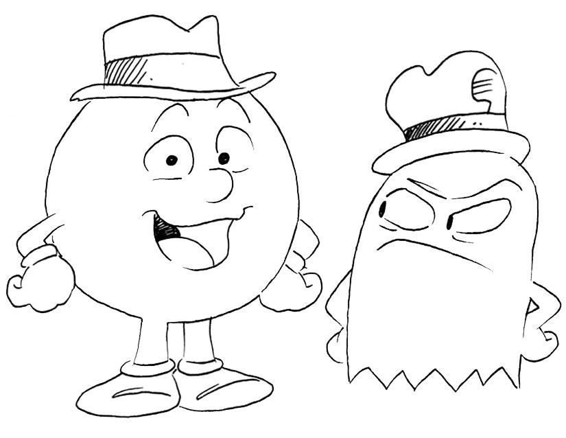 Coloriage Pac Man Pac Man 3 Jeux Vidéos – Coloriages   Imprimer