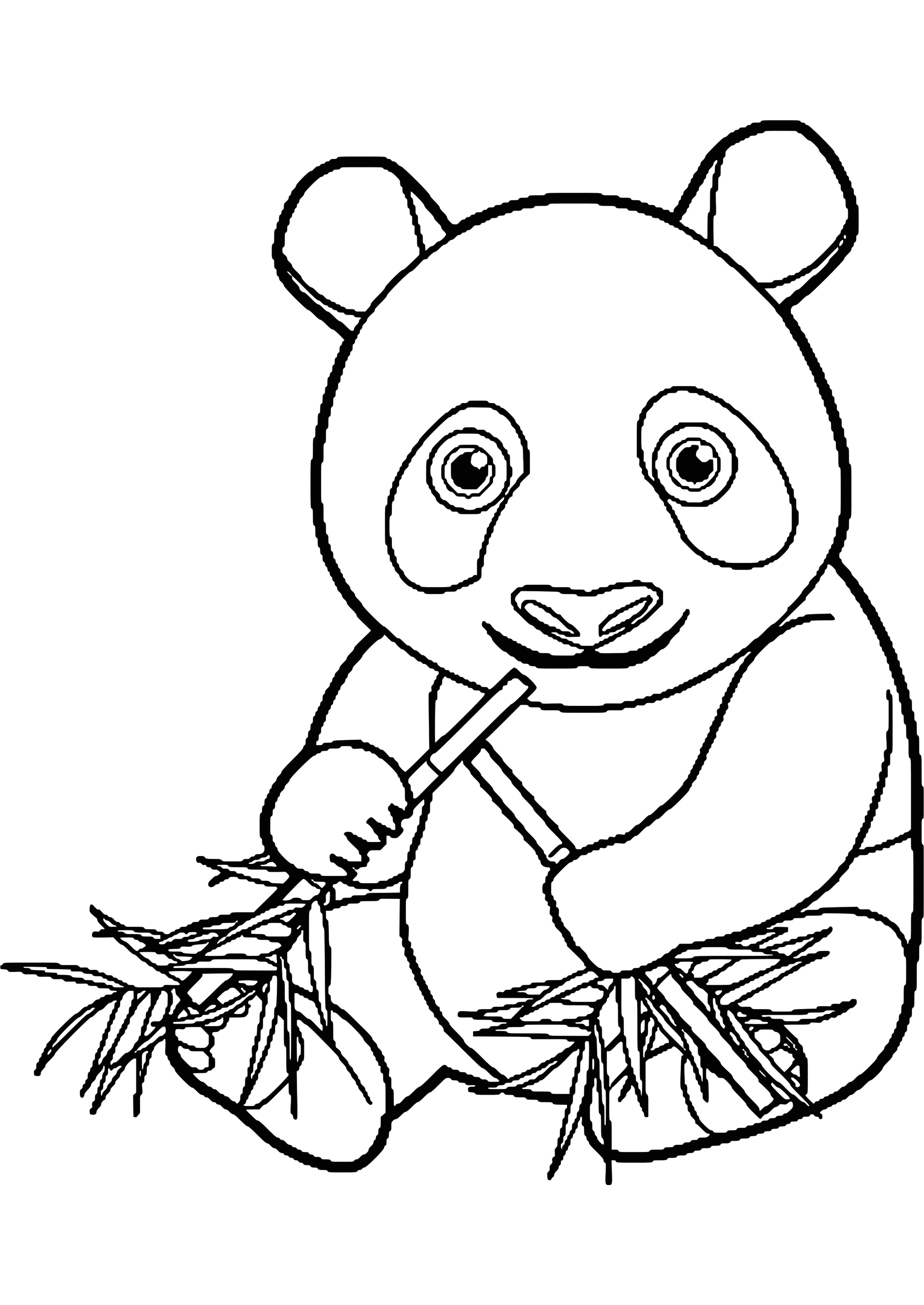 Coloriage Panda A Imprimer Gratuit S Dessin Colorier Pandal Meublerc