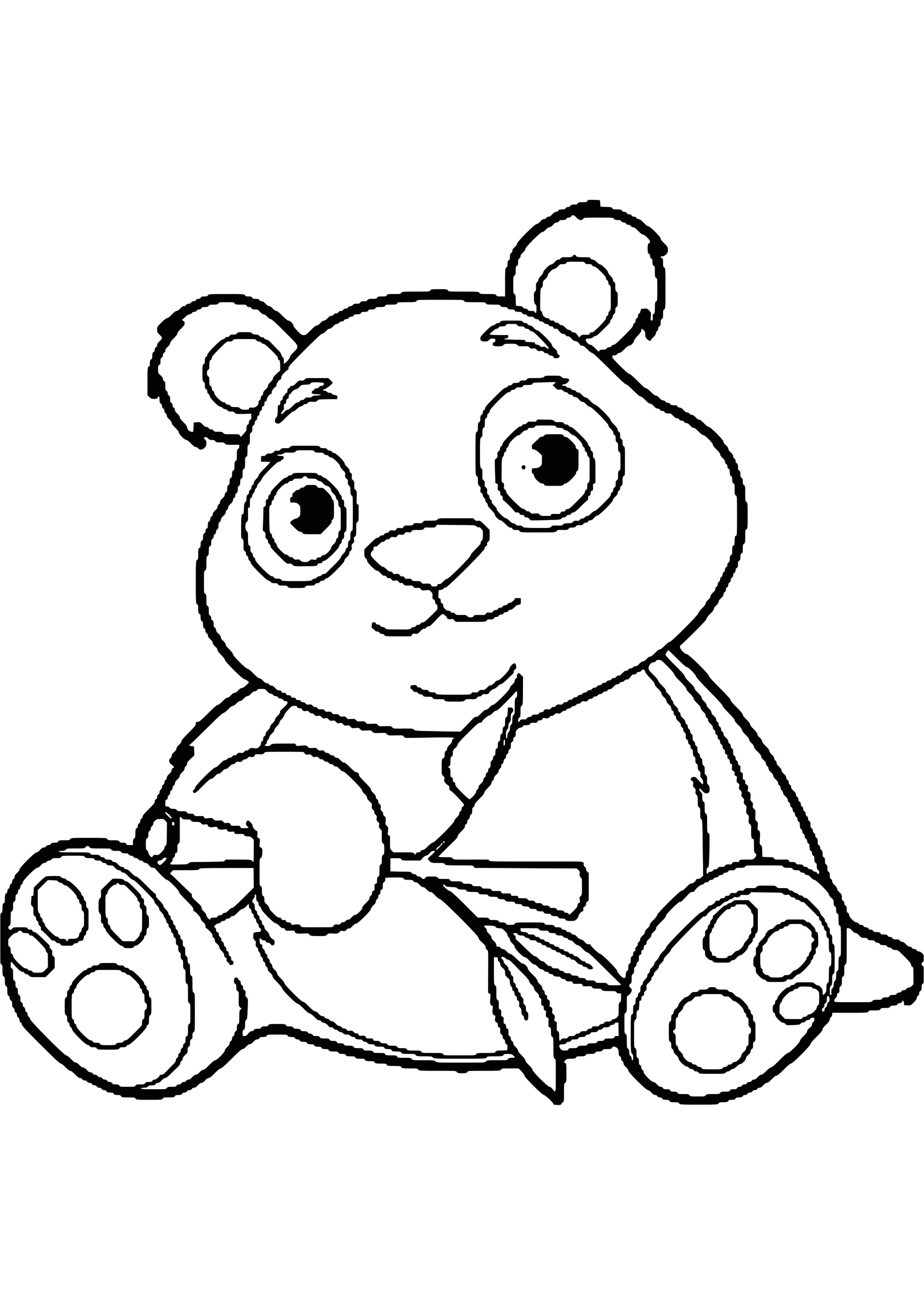 Coloriage Panda A Imprimer Gratuit S Dessin Colorier Pandal Meublerc