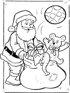 Coloriage Papa Noel à Imprimer Frais Coloriage Pere Noel A Imprimer format A4