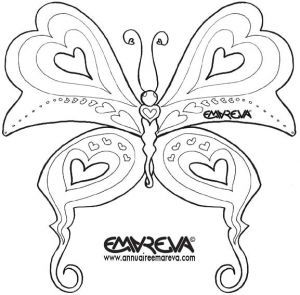 Coloriage Papillons A Imprimer Gratuit Coloriage Papillon Coeur