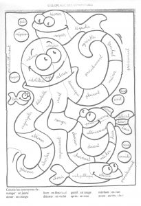 Coloriage Par Numero Coloriage Magique Cp Colorier Dessin Imprimer