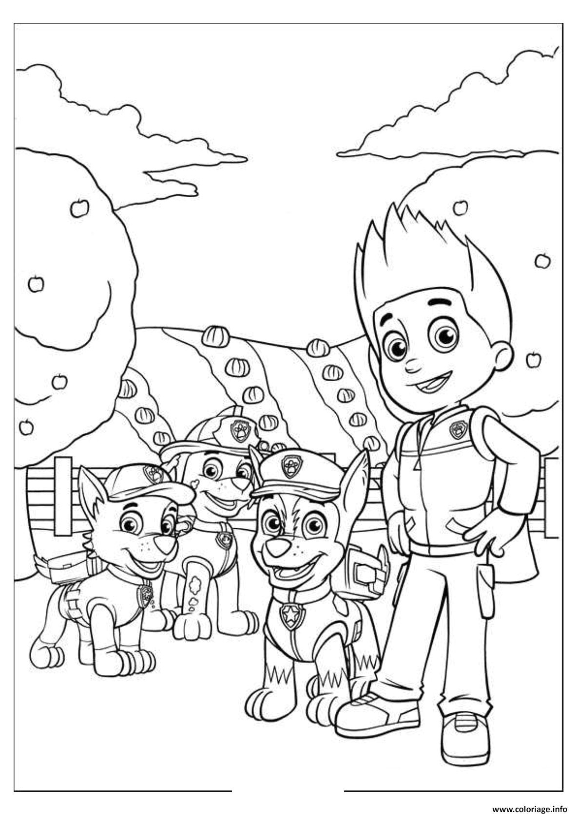 Coloriage Pat Patrouille Noel Frais Coloriage Pat Patrouille Marcus A La Neige