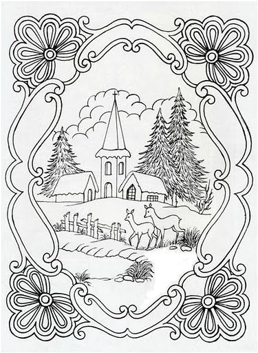 Coloriage Paysage De Noel Les 90 Meilleures Images Du Tableau Pergamano Patrons Fªtes & Fin D