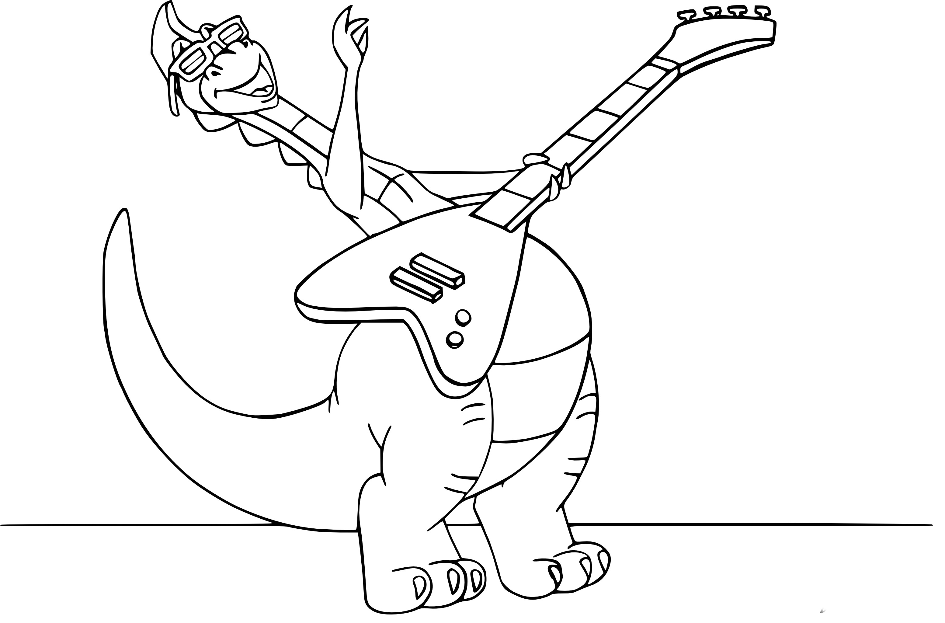 Coloriage Peau D Ane Coloriage Denver Le Dernier Dinosaure   Imprimer Et Colorier