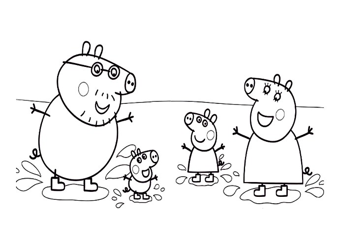 Coloriage Peppa Pig à Imprimer Gratuit Coloriage Noel Peppa Pig Meilleures Idées Coloriage Pour Les Enfants