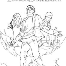 Coloriage Percy Jackson Coloriages Percy Et son Trident Fr Hellokids