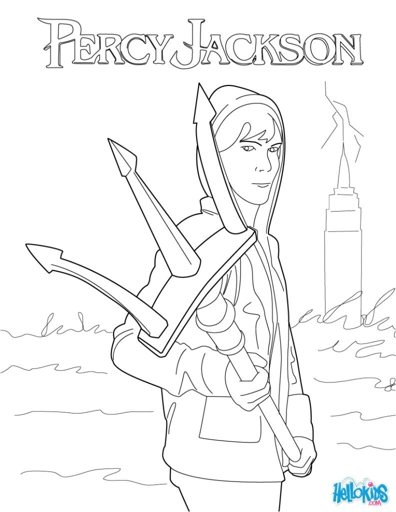 Coloriage Percy Jackson Percy Jackson Printable Coloring Pages