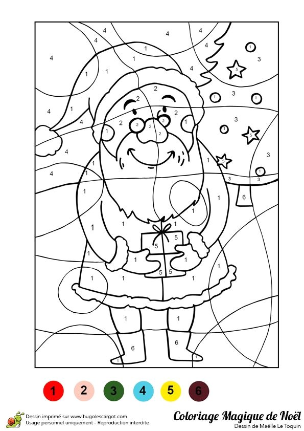 Coloriage Pere Noel à Imprimer Gratuit 100 Best Coloriages Codés Maternelle Images by Emilie Titren On
