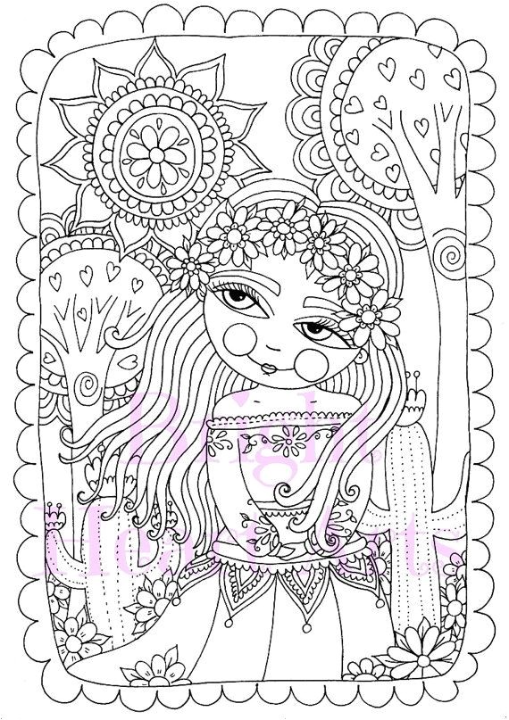Coloriage Petit Déjeuner 200 Best Coloriage Fille Images by Cathy K On Pinterest