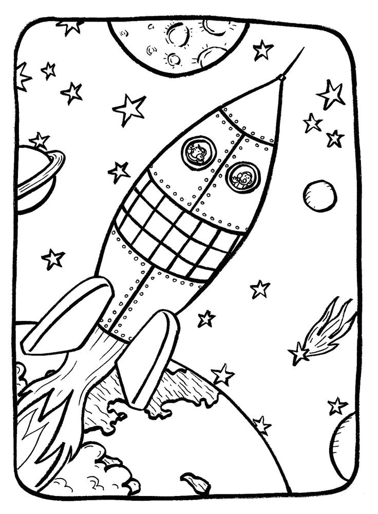 Coloriage Petit Déjeuner 75 Best Ruimte Kleurplaten Images On Pinterest