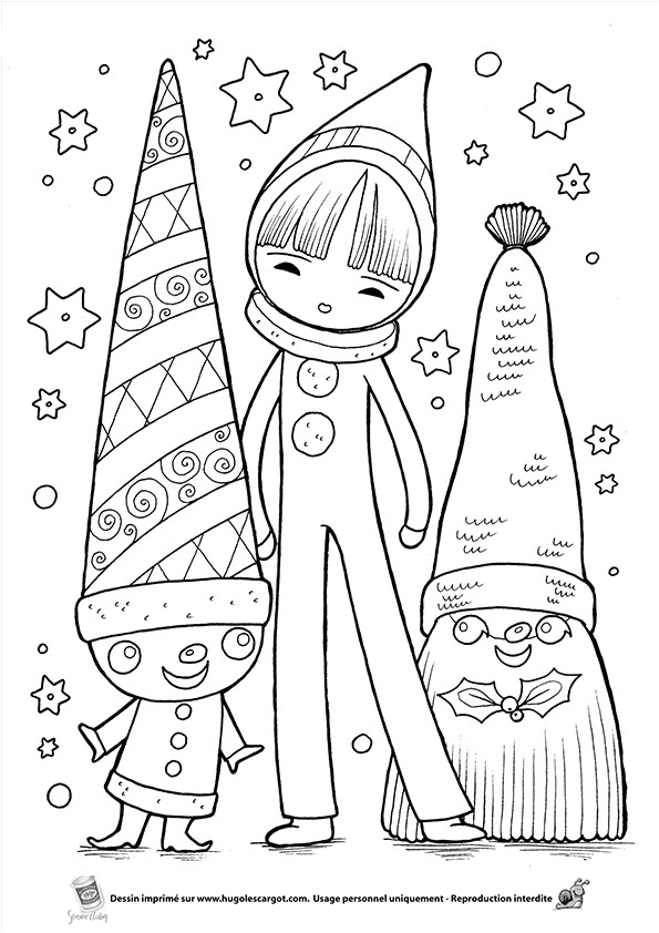Coloriage Petit Nicolas Coloriage Lutins Sur Hugolescargot Hugolescargot