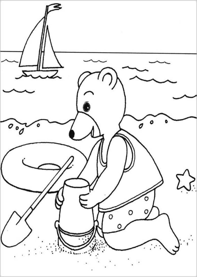 Coloriage Petit Ours Brun à Imprimer Coloriage Ete Page 2