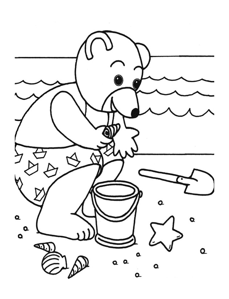 Coloriage Petit Ours Brun à Imprimer Petit Ours Brun Coloriage Couleur