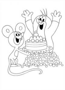 Coloriage Petite Taupe Omalovánky Krtek A Krtinec K Vytisknut Zdarma