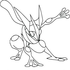 Coloriage Pokemon Amphinobi Coloriage Brutalibre Pokemon Taclaccharger Limage De Coloriage