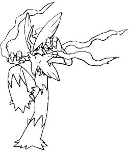 Coloriage Pokemon Brasegali Coloriage Pokemon Mega Brasegali