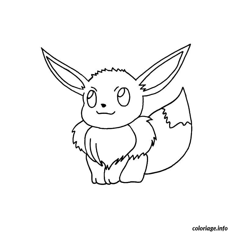 Coloriage Pokemon Famille Evoli Coloriage Pokemon Evoli Dessin