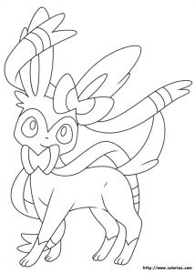 Coloriage Pokemon Nymphali Coloriage Nymphali
