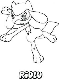 Coloriage Pokemon Nymphali Coloriage Pokemon Riolu Nymphali Sacha Noel Adulte