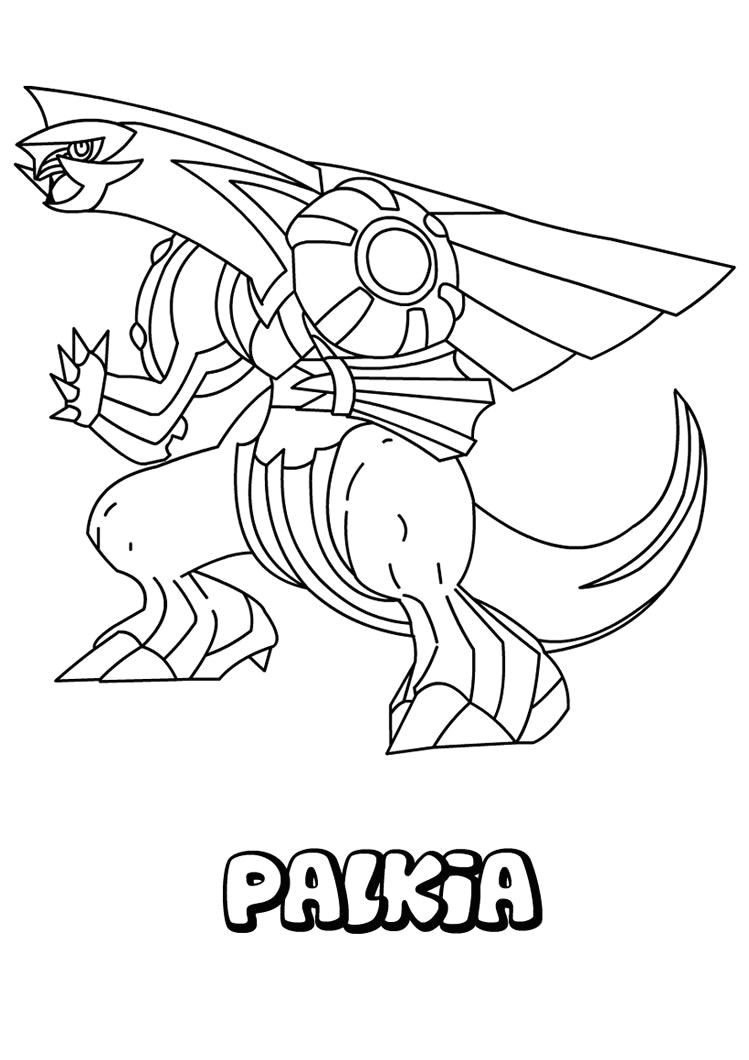 Coloriage Pokemon Palkia Pokemon Coloring