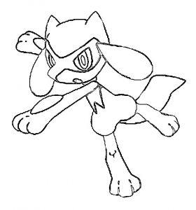 Coloriage Pokemon Riolu Coloriages Pokemon Riolu Dessins Pokemon