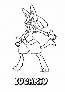 Coloriage Pokemon Riolu Lucario Coloring Pages Coloring Pages