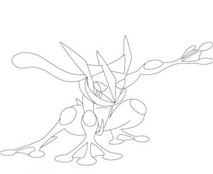 Coloriage Pokemon Xyz Coloriage Pokémon Amphinobi