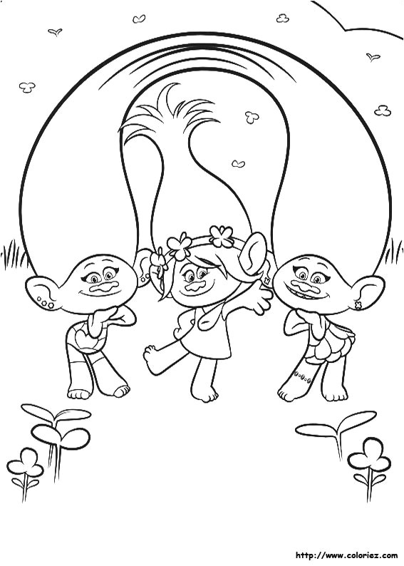 Coloriage Popi Coloriage Poppy Avec Satin Et Chenille