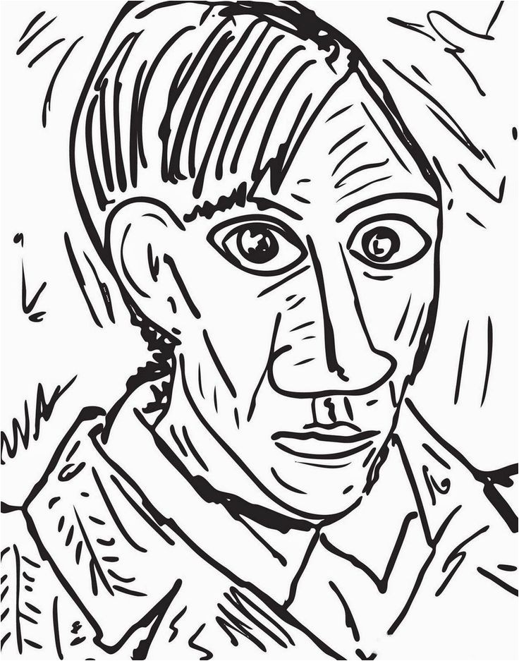Coloriage Portrait Picasso 75 Best Pablo Picasso Images On Pinterest