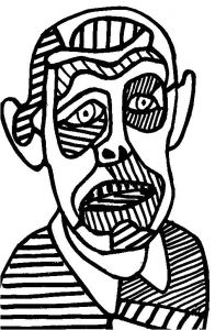 Coloriage Portrait Picasso 9 Best Coloriages Adultes Jean Dubuffet Images On Pinterest