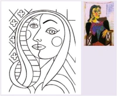 Coloriage Portrait Picasso Picasso