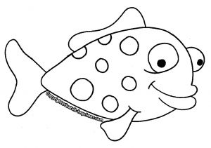 Coloriage Pour 3 Ans à Imprimer De Coloriage Poisson Les Beaux Dessins De Animaux Coloriage