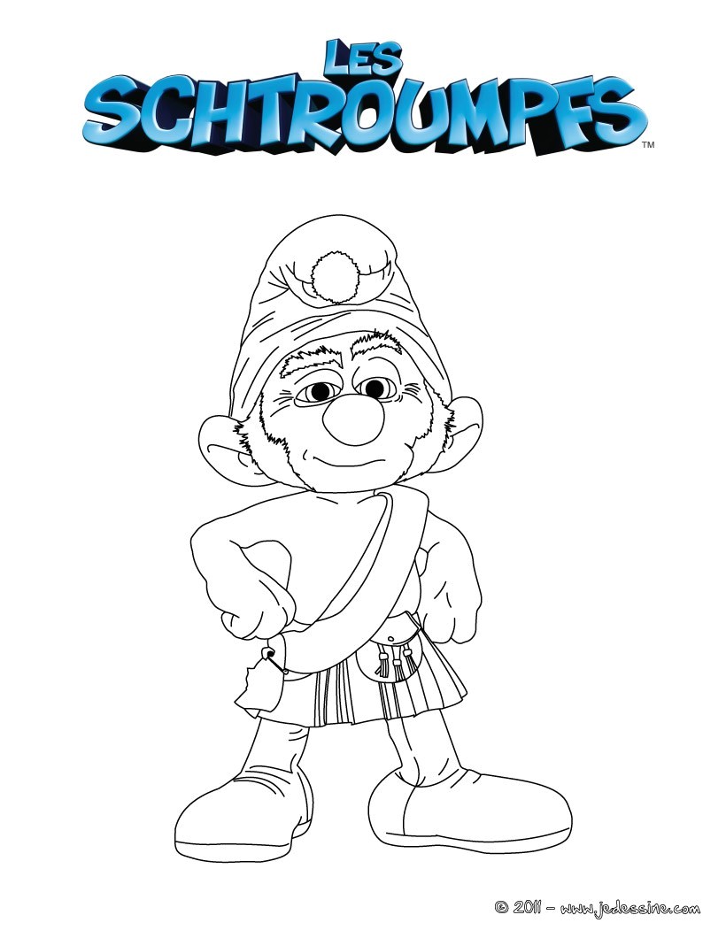 Coloriage Pour Bébé En Ligne Coloriages Coloriage Gratuit Schtroumpf Fr Hellokids