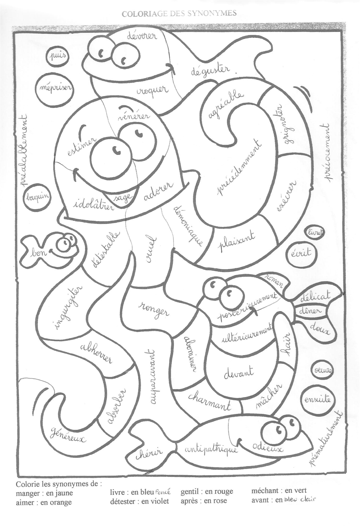 Coloriage Pour Colorier.com Coloriage Magique Cp   Colorier Dessin   Imprimer