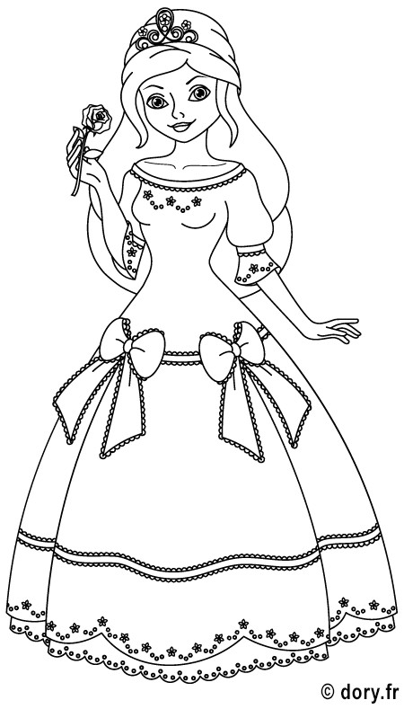 Coloriage Princesse Ariel à Imprimer Dessin   Imprimer Une Princesse …