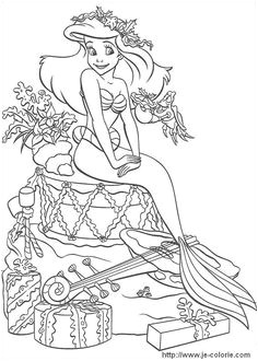Coloriage Princesse Ariel à Imprimer Reine Des Neiges