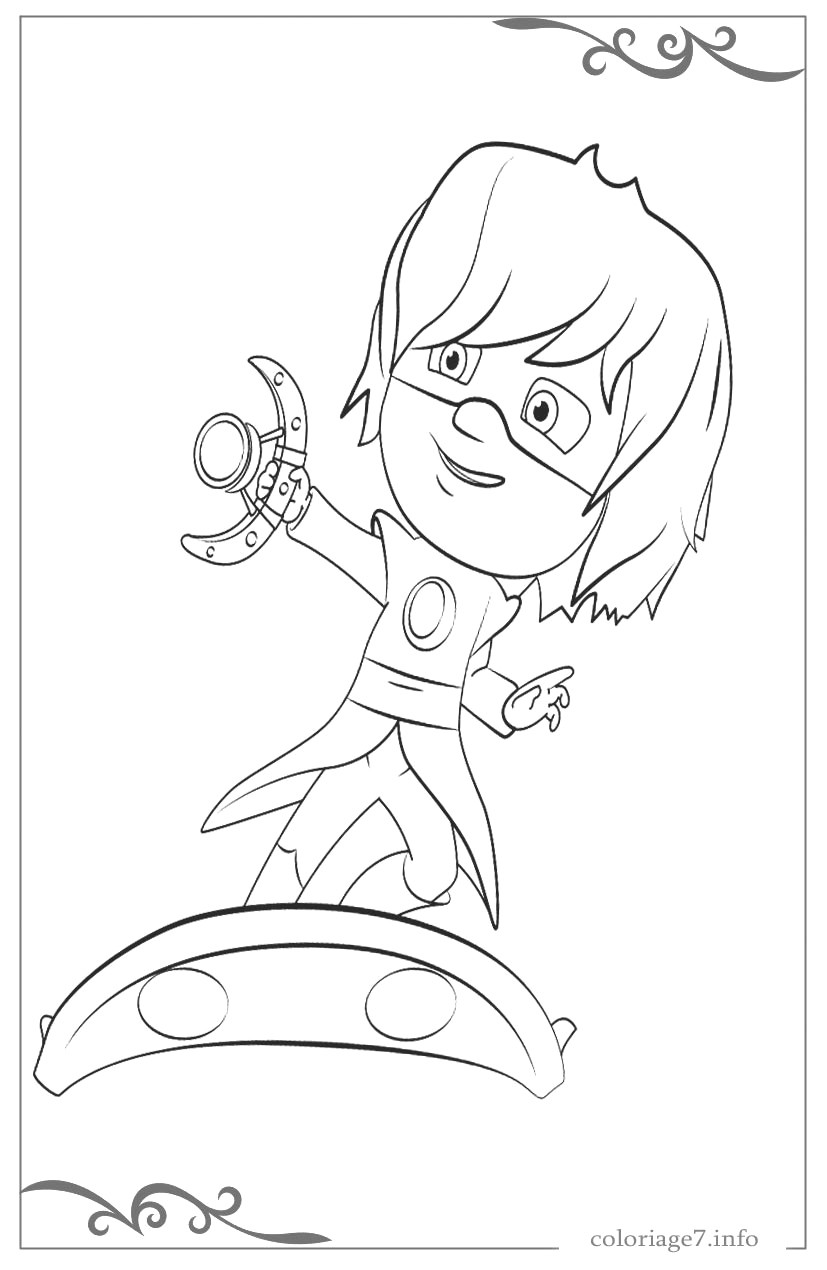 Coloriage Pyjamasque Coloriage De Pyjamasque élégant Index Coloriage Les