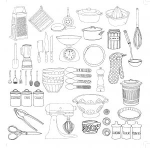 Coloriage Recette De Cuisine Doodle Cuisine Bullet Journal Exercices Pinterest