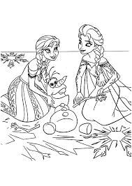 Coloriage Reines Des Neiges Coloriage Hans Et Anna La Reine Des Neiges