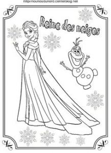 Coloriage Reines Des Neiges Reine Des Neiges