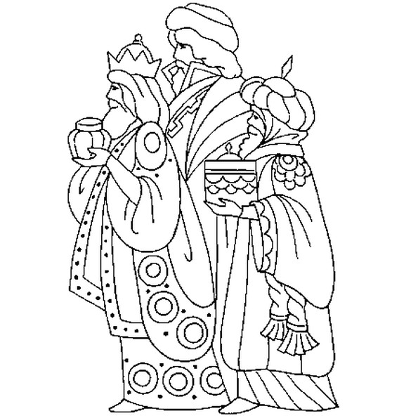 Coloriage Roi Mage Coloriage Les Rois Mages En Ligne Gratuit   Imprimer