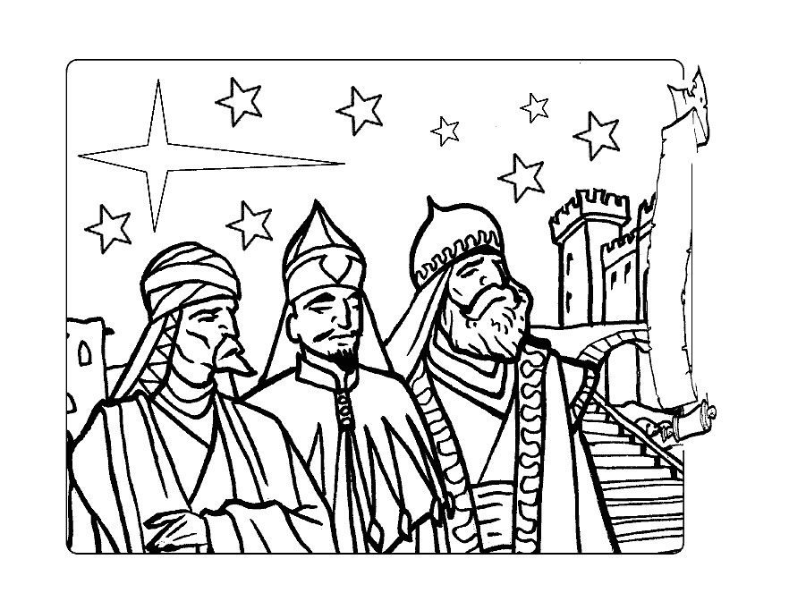 Coloriage Roi Mage Rois Mages 4 Coloriage Des Rois Mage épiphanie Coloriages Pour
