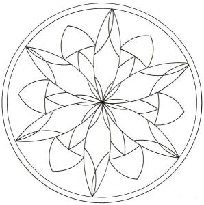 Coloriage Rosace à Imprimer Coloriage Mandala Imprimer