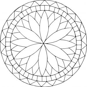 Coloriage Rosace à Imprimer Coloriage Rosace Imprimer